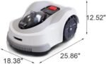 Tondeuse à gazon robotique entièrement automatique avec station de charge automatique, sans fil, pour grandes pelouses jusqu'à 6000 m² – Image 2