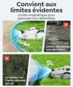YARDCARE M800Plus Robot Tondeuse sans Fil Périphérique Max 800m² – Image 4