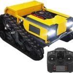 Tondeuse robotisée télécommandée pour pelouses de Jardin Ceintures Vertes, Tondeuse robotique électrique à Quatre Roues motrices Hybride électrique à l'huile