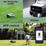 Tondeuse à gazon robotique entièrement automatique avec station de charge automatique, sans fil, pour grandes pelouses jusqu'à 6000 m² – Image 4